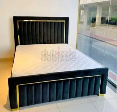 New luxury 150cmx200cm bed with spring pillow top mattress sell