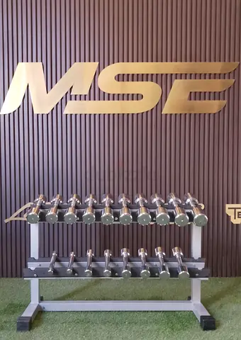 TECHNOGYM CHROME DUMBBEL SET