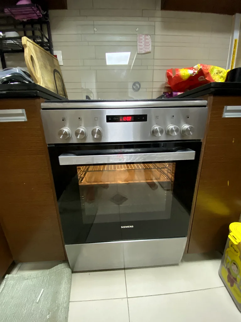 سيمنز HX8P3AE50M، طباخ غاز كهربائي من الأعلى وفرن كهربائي، 60*60 سم، توصيل مجاني، تركيب63170402915587111