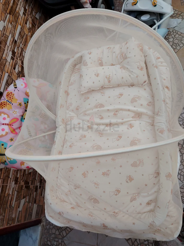 Baby bed with mosquito net63204273196418111