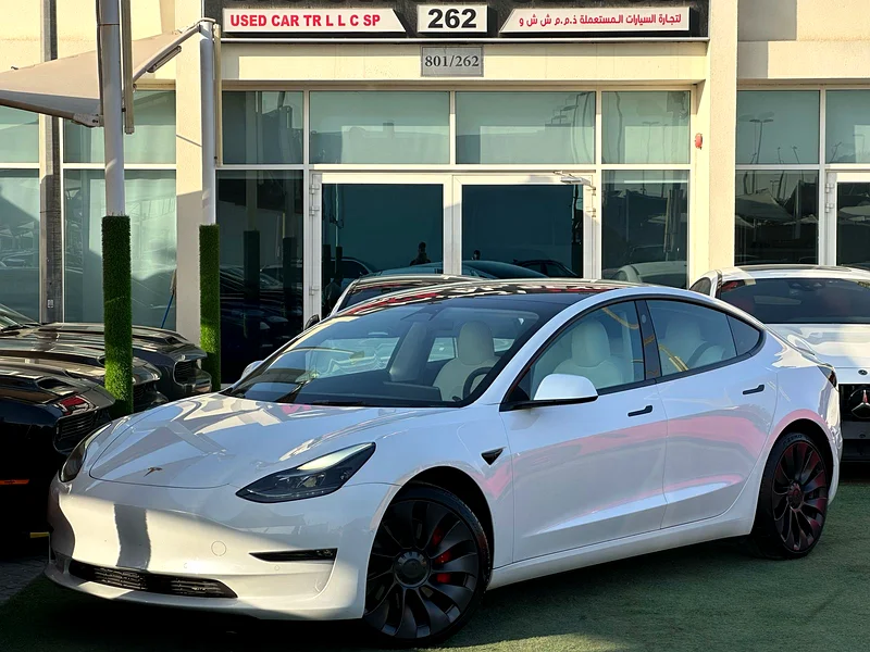 TESLA MODEL 3 PERFORMANCE 2022 GCC ORIGINAL PAINT UNDER WARRANTY63175703462787111