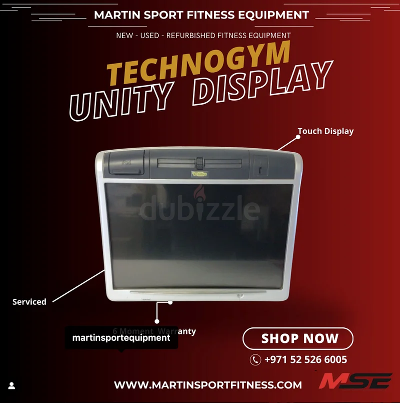 Technogym Unity Bike Display – Touchscreen Console632421678064651114