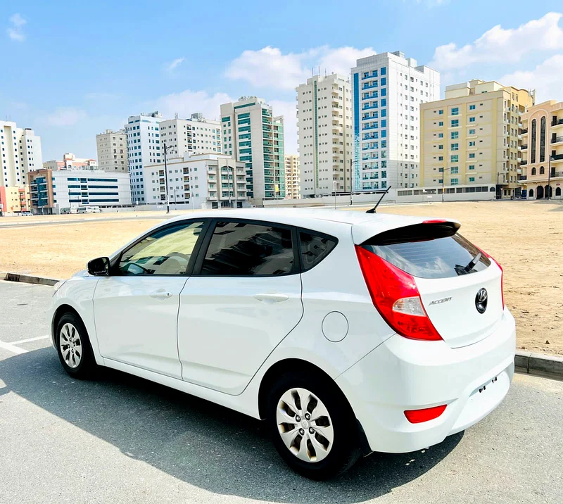 HYUNDAI ACCENT 2016 MODEL WHITE LOW KM REF.494763406902782338112