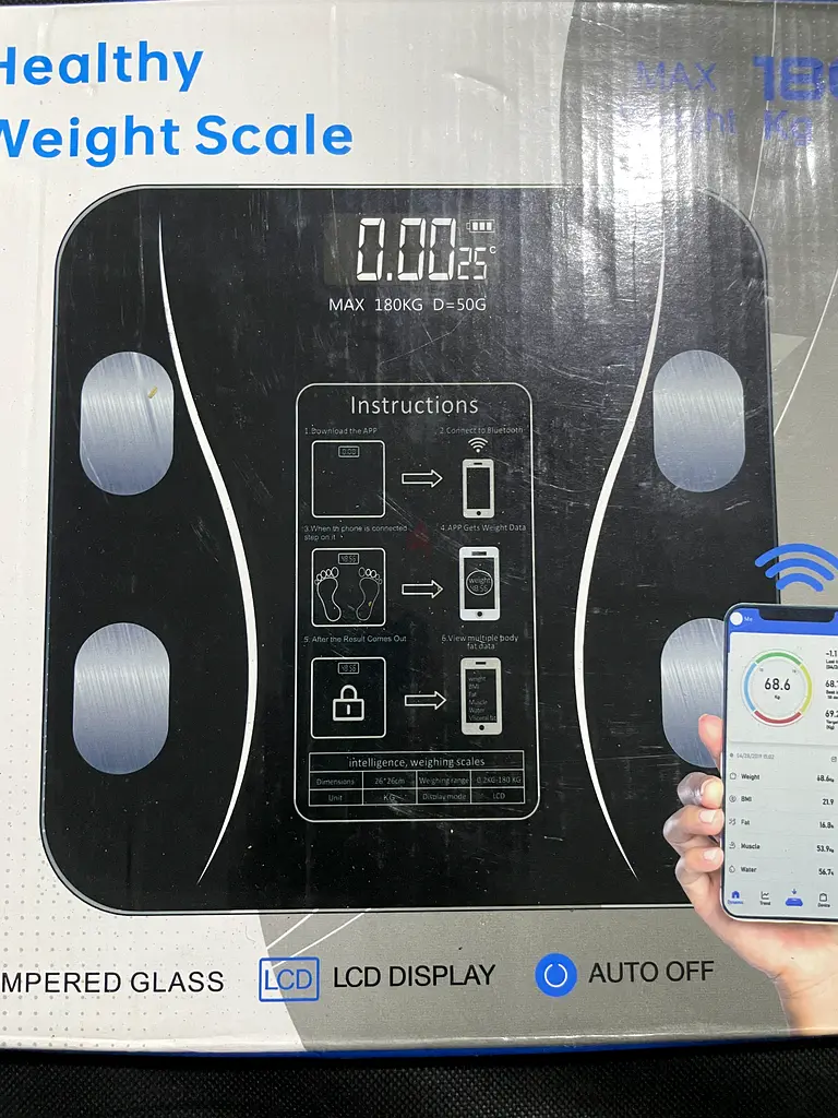 Smart Bluetooth Body Fat Scale for Effortless Health Monitoring
