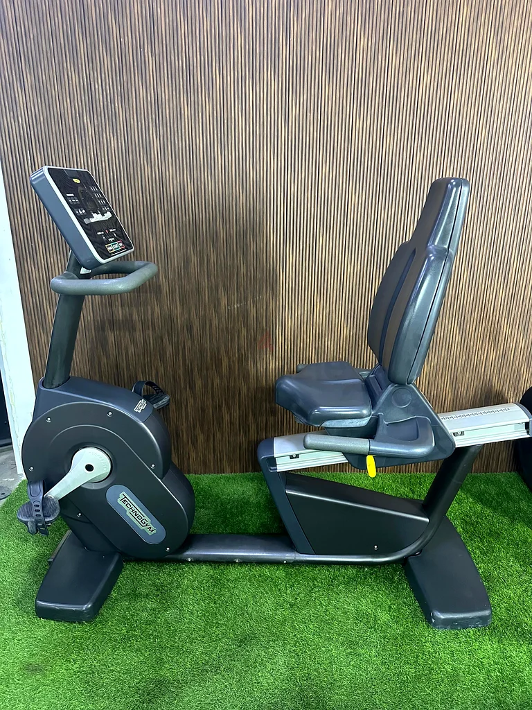 Technogym recline bike in perfect condition63264581797121111