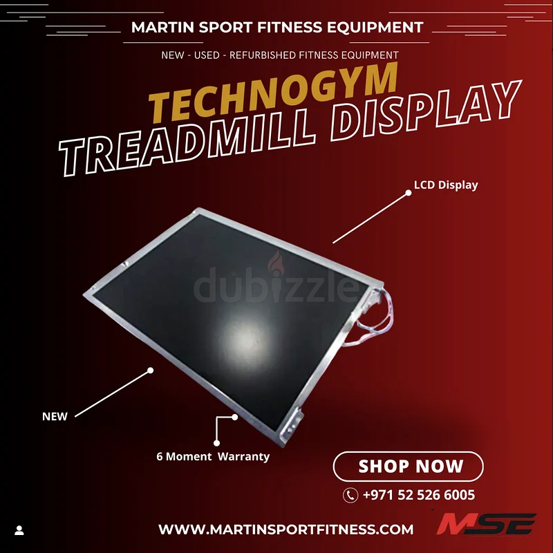 Technogym Treadmill Display – LCD Screen632421678316831120