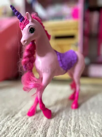 Majestic Pink Unicorn Toy Doll - Perfect for Imaginative Play!