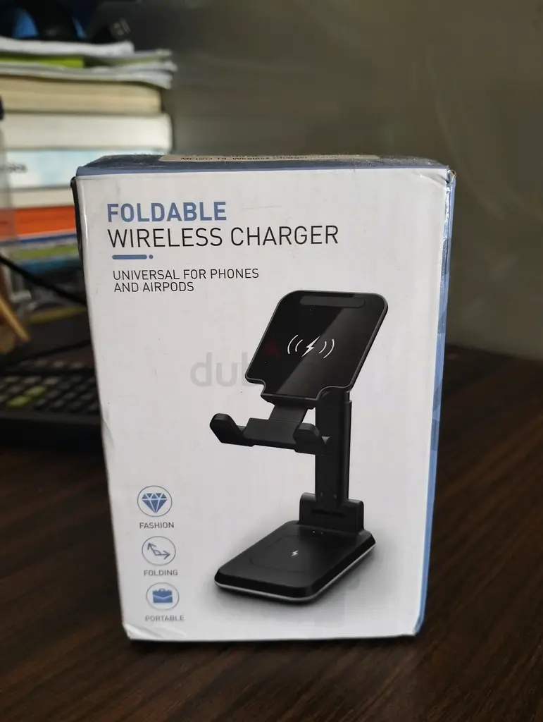 Portable Foldable Wireless Charger for Phones  AirPods