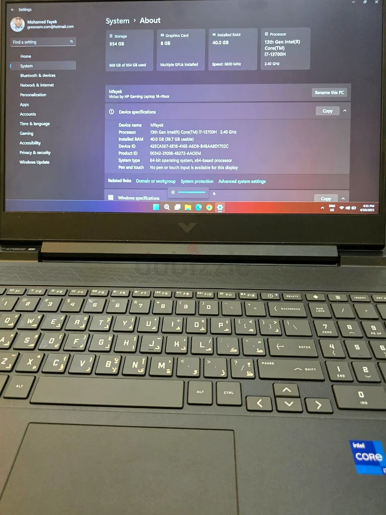 Victus HP Gaming Laptop Special Edition LIKE NEW63258147883393114