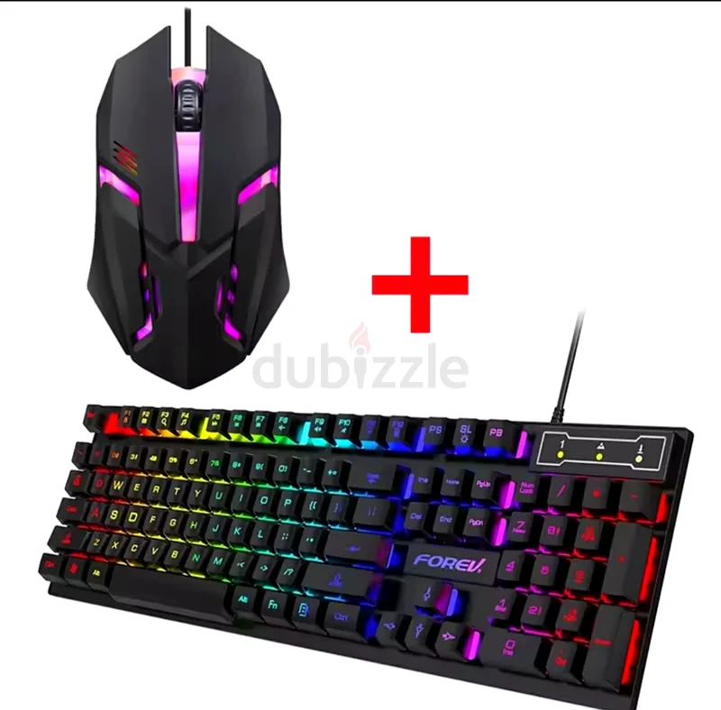 لوحة مفاتيح وأداة تحكم للألعاب RGB - حرر لعبتك!63228827851651110