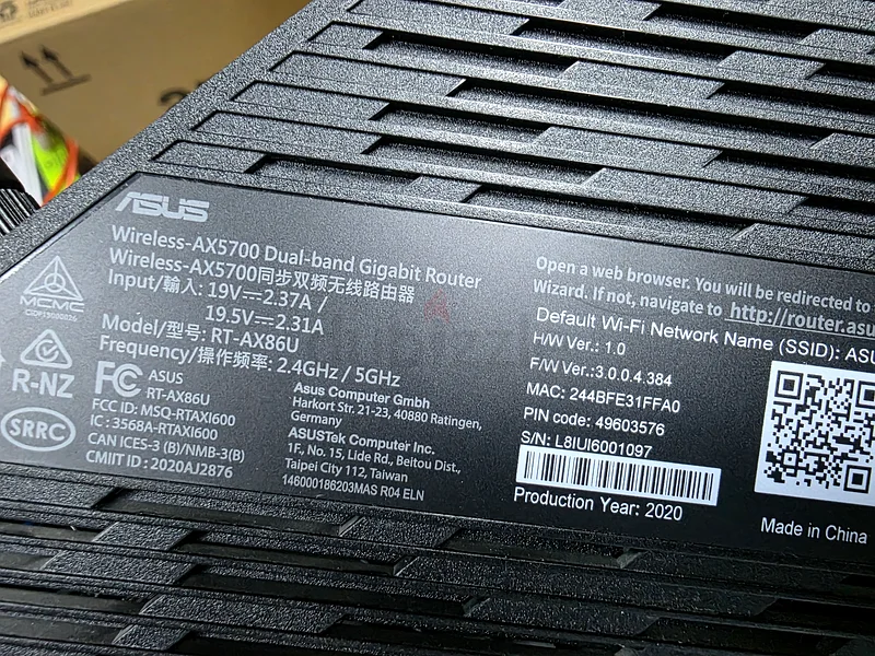 Asus AX86U Wi-Fi 663167577994115111