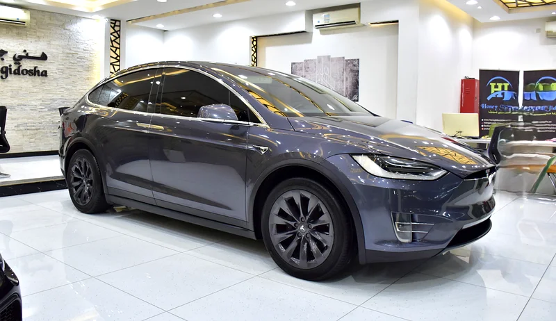 AED 2,585 EMI at 0% DP | Tesla Model X 100D - Long Range (2019 Model) in Grey Color, GCC Specs63134989168259113