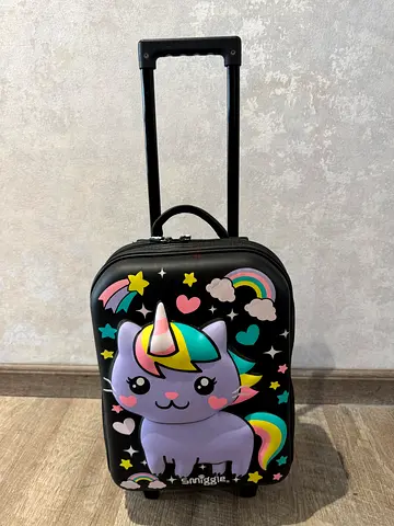 SMIGGLE Hardtop Trolley Bag (Unicorn cat)