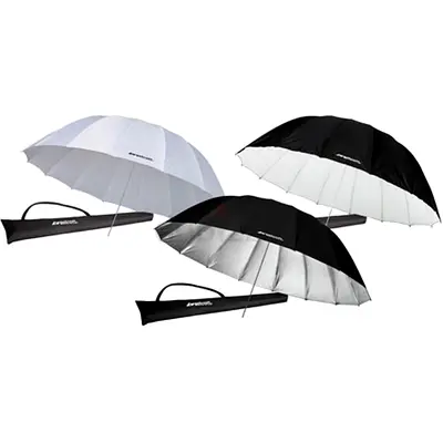 Westcott 7’ umbrella 3-pack with 2 diffusers