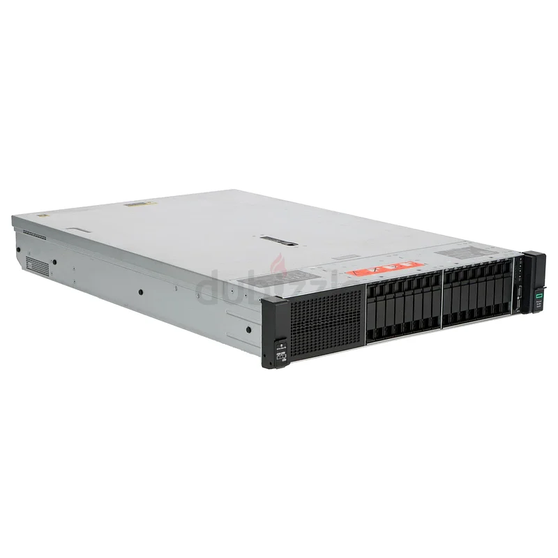 خادم HP ProLiant DL380 Gen 10 - ذاكرة وصول عشوائي بسعة 128 جيجابايت - معالجان Intel Xeon Gold 6138 ثنائي النواة، 80 نواة منطقية - 1.50 تيرابايت SSD63265096479490112