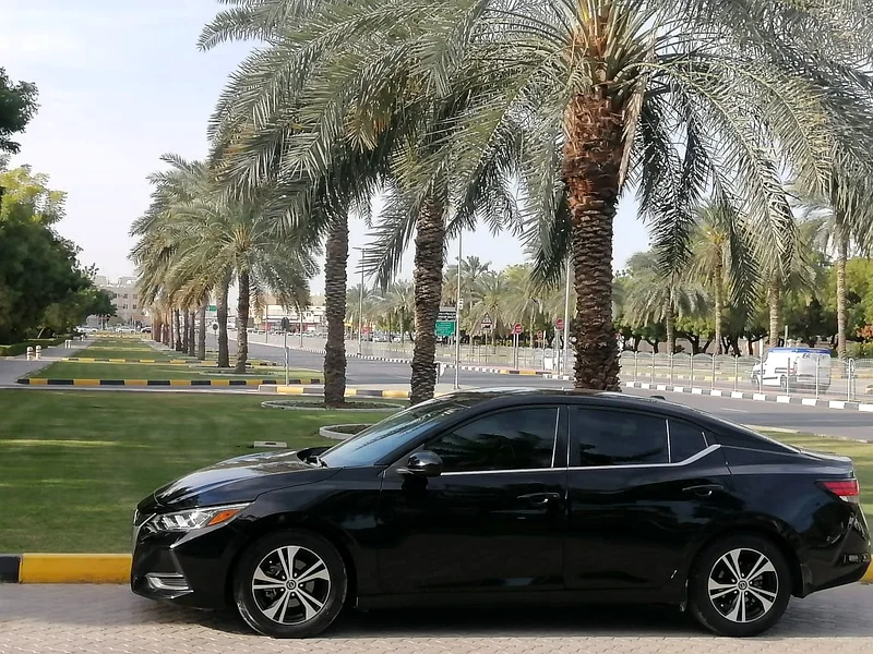 NISSAN SENTRA SV 2021 BLACK #23000063412536839683114