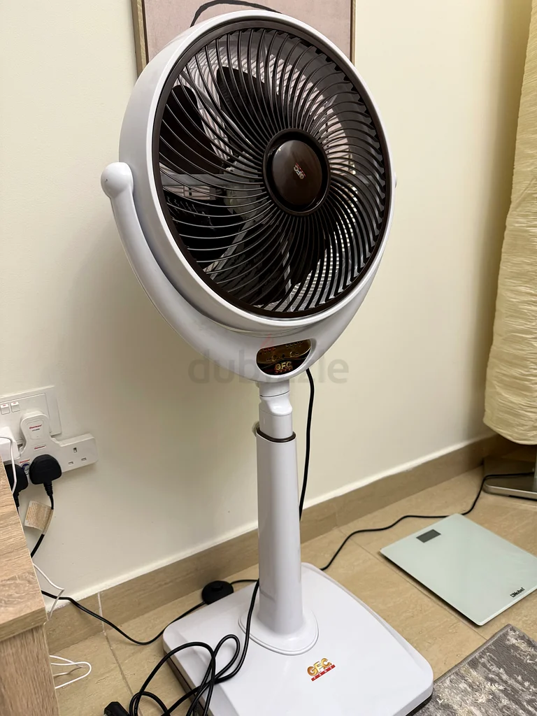 GFC Louver Fan 14” with remote (3 in 1) - can be used as Stand, Wall or Ceiling fan63221848753538111