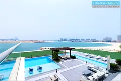 Rare Upgraded Beachfront 5 bedroom Villa for Rent in Al Hamra Village