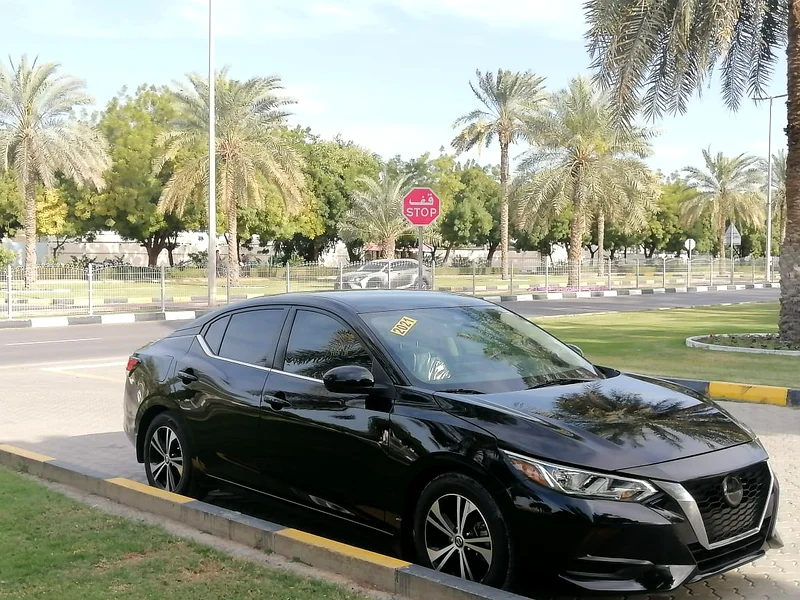 NISSAN SENTRA SV 2021 BLACK #23000063412536839683111