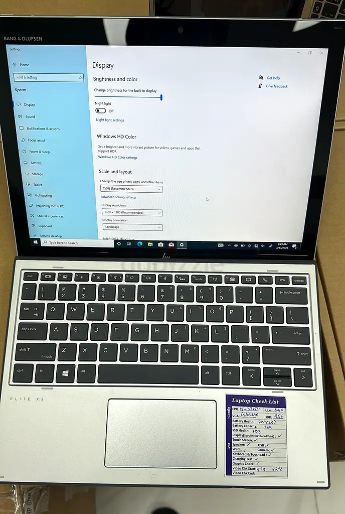 Hp elite x2 G463254489827585111