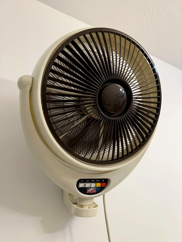 GFC Louver Fan 14” with remote (3 in 1) - can be used as Stand, Wall or Ceiling fan63221848753538113