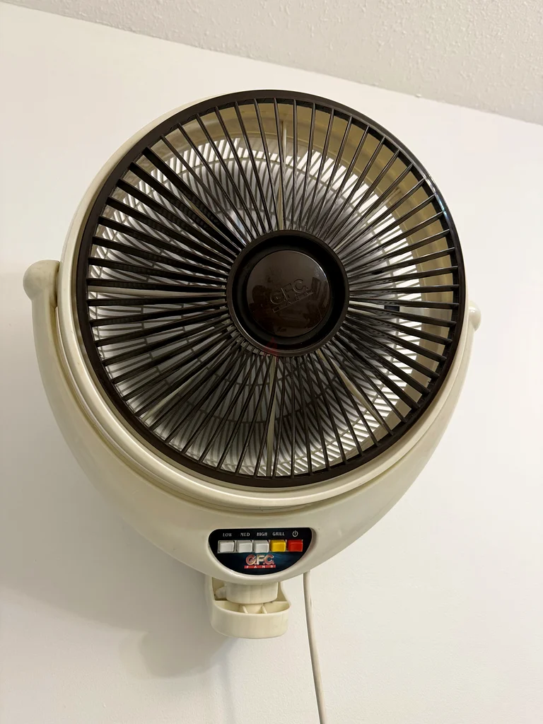 GFC Louver Fan 14” with remote (3 in 1) - can be used as Stand, Wall or Ceiling fan63221848753538112