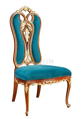 Elegant Vintage Dining Chair with Exquisite Details