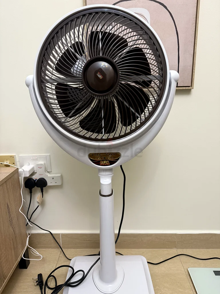 GFC Louver Fan 14” with remote (3 in 1) - can be used as Stand, Wall or Ceiling fan632218487535381126