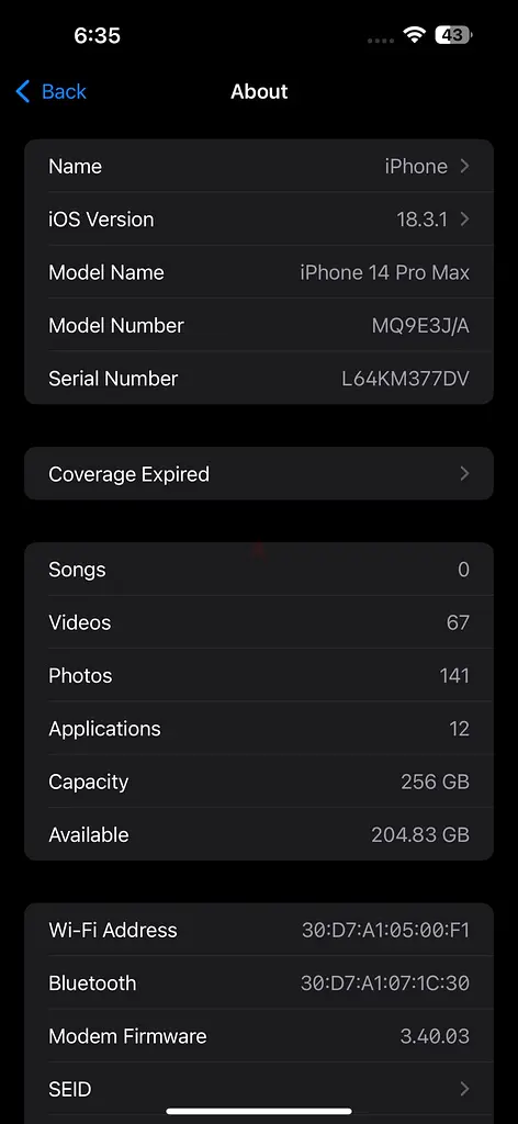 Mobile iphone 14 pro max63213434364929115