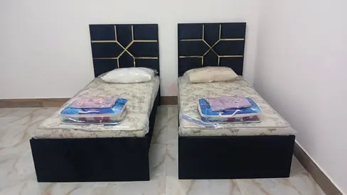 Stylish  Bed with Elegant Headboards