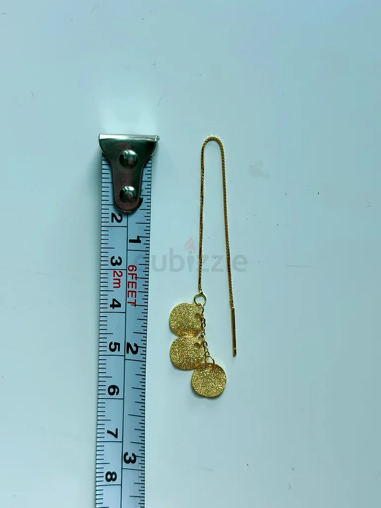 Minimalist Gold Threader Earrings – 18k Gold Plated and sterling Silver 925 – Brand New63230180417667111