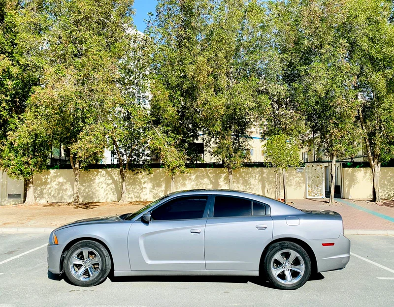 A Very Clean And Beautiful DODGE CHARGER SXT 2014 SILVER GCC WITH SUNROOF REF. 796563153704751361113