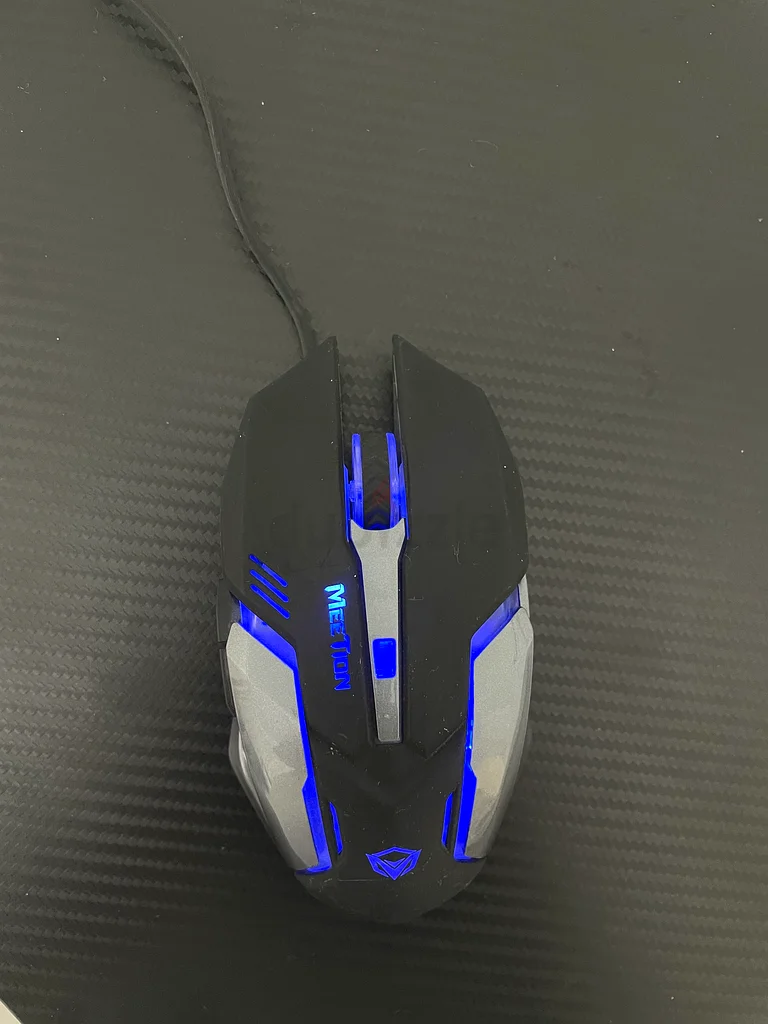 Meetion gaming black wired mouse63202680385410112