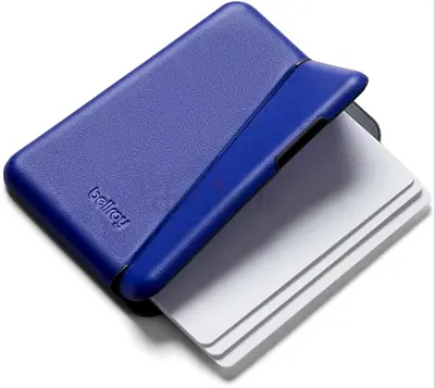 Bellroy Mod Case + Wallet (Leather iPhone 13 Pro Case, Slim Card Holder)-Cobalt Brand New Never Used
