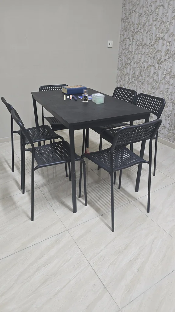 طاولة طعام أIKEA أنيقة مع 6 كراسي62863819000323115