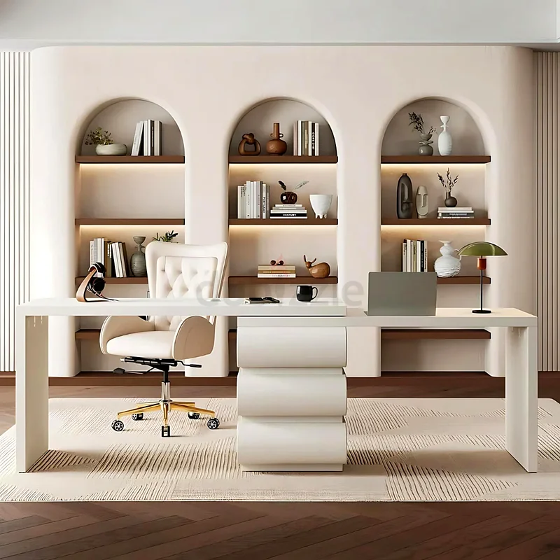 Modern Custom-Made L-Shaped Executive Desk Set63211913525251111