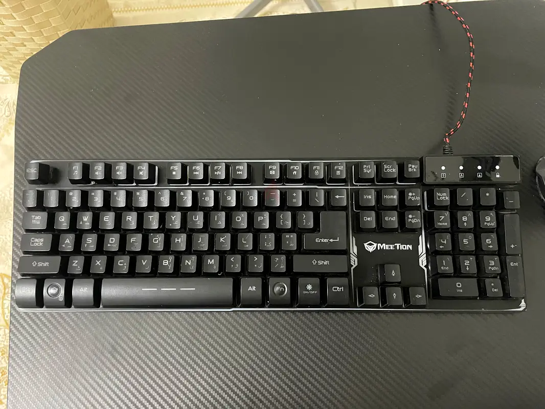 MEETION 100% GAMING WIRED BLACK KEYBOARD