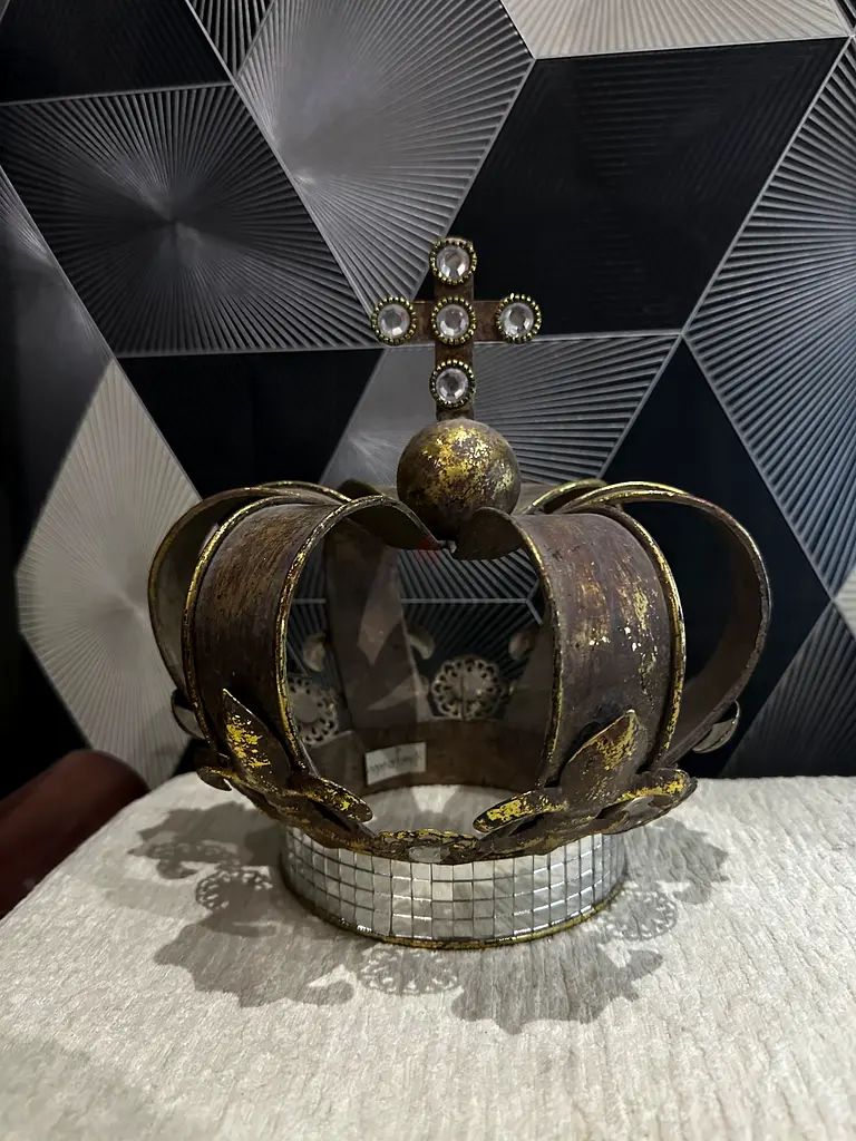 Vintage French Metal Crown