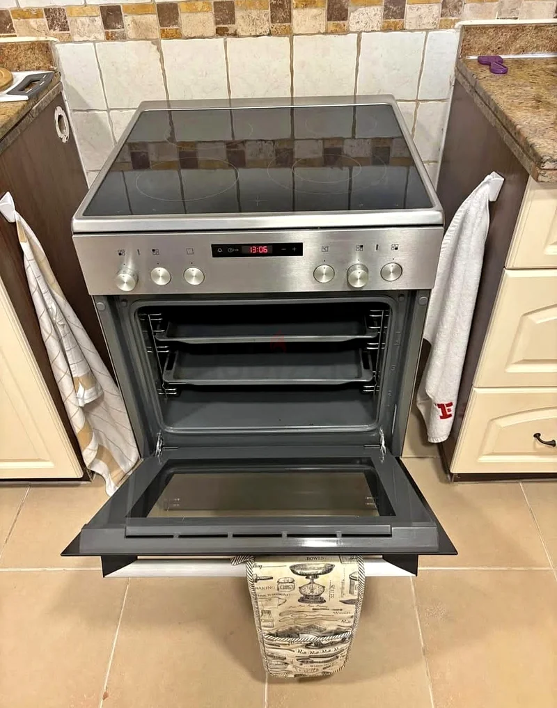 iQ300 - free-standing electric cooker - Stainless steel Siemens 60 cm, HK8Q3A150M FREE DELIVERY + WA63169462889857111