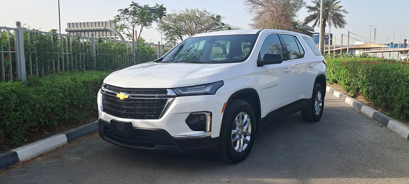 CHEVROLET TRAVERSE 2023 58000 KM ONLY GCC SERVICE + WARRANTY AL GHANDI + ORGINAL PAINT 100%631731202955531129