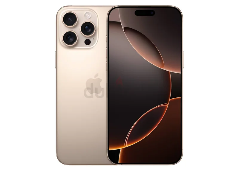 Apple iPhone 16 Pro Max 256 جيجا بايت، لون الصحراء، تيتالنيوم628638156026911114