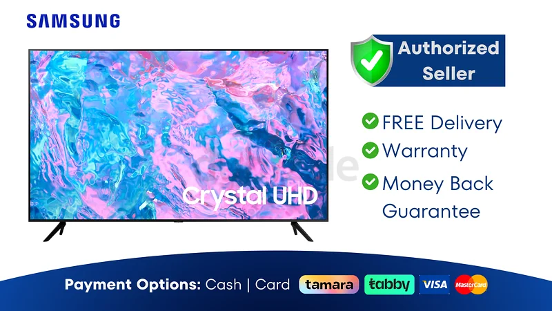 تلفزيون سامسونج الذكي بحجم 65 بوصة - دقة 4K ● جديد بالكامل | ضمان لمدة سنة | توصيل مجاني | AD738263265601632258119