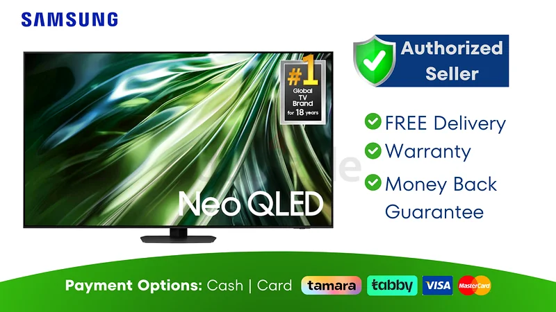 تلفزيون سامسونج الذكي نيو QLED بحجم 75 بوصة - 4K ● جديد بالكامل | ضمان لمدة سنة | توصيل مجاني | SHJ8465632665278645771128