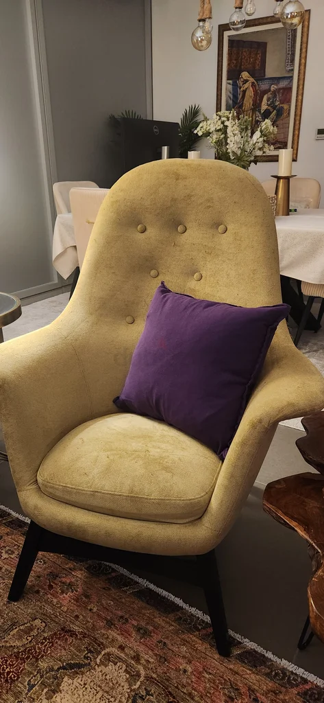 Lime green Arm chairs set with ottoman62863819172483112