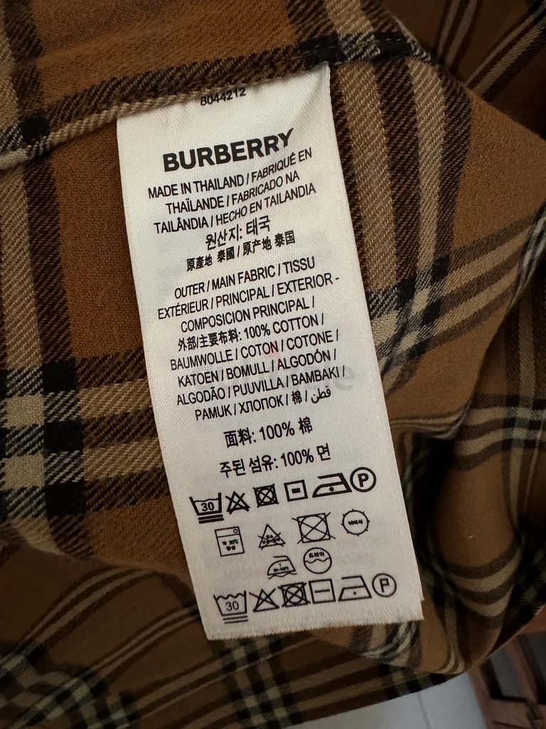 Burberry Vintage check T shirt long sleeve63233126600577112