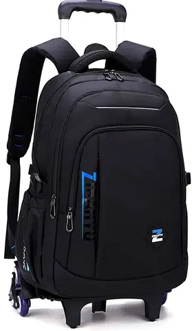 Rolling Backpack with Wheels for Laptop and Travel
