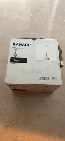 4 x ikea white pendant light