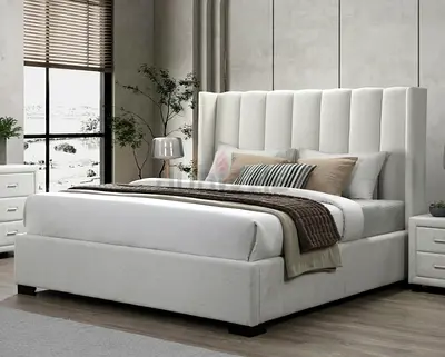 Brand New luxury king size bed with spring pillow top mattress sell