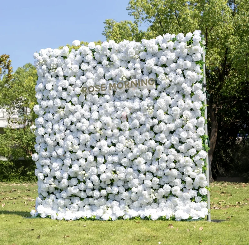 White Flower Backdrop Wall for Sale – Elegant Event Decor (Brand New, Price Negotiable)63192098728963111