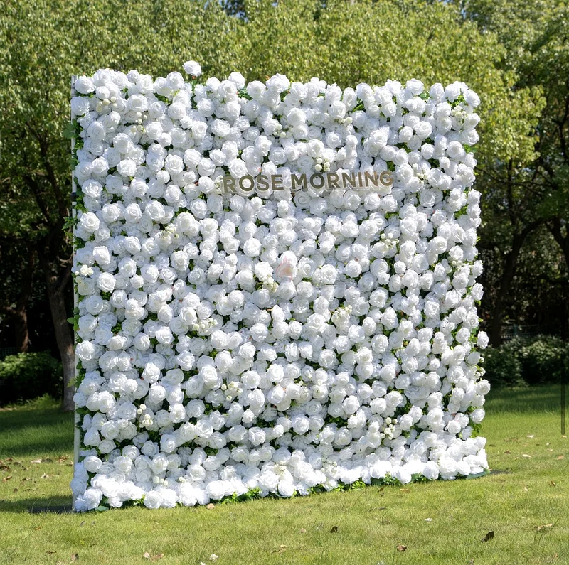 White Flower Backdrop Wall for Sale – Elegant Event Decor (Brand New, Price Negotiable)63192098728963112